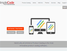 Tablet Screenshot of implecode.com